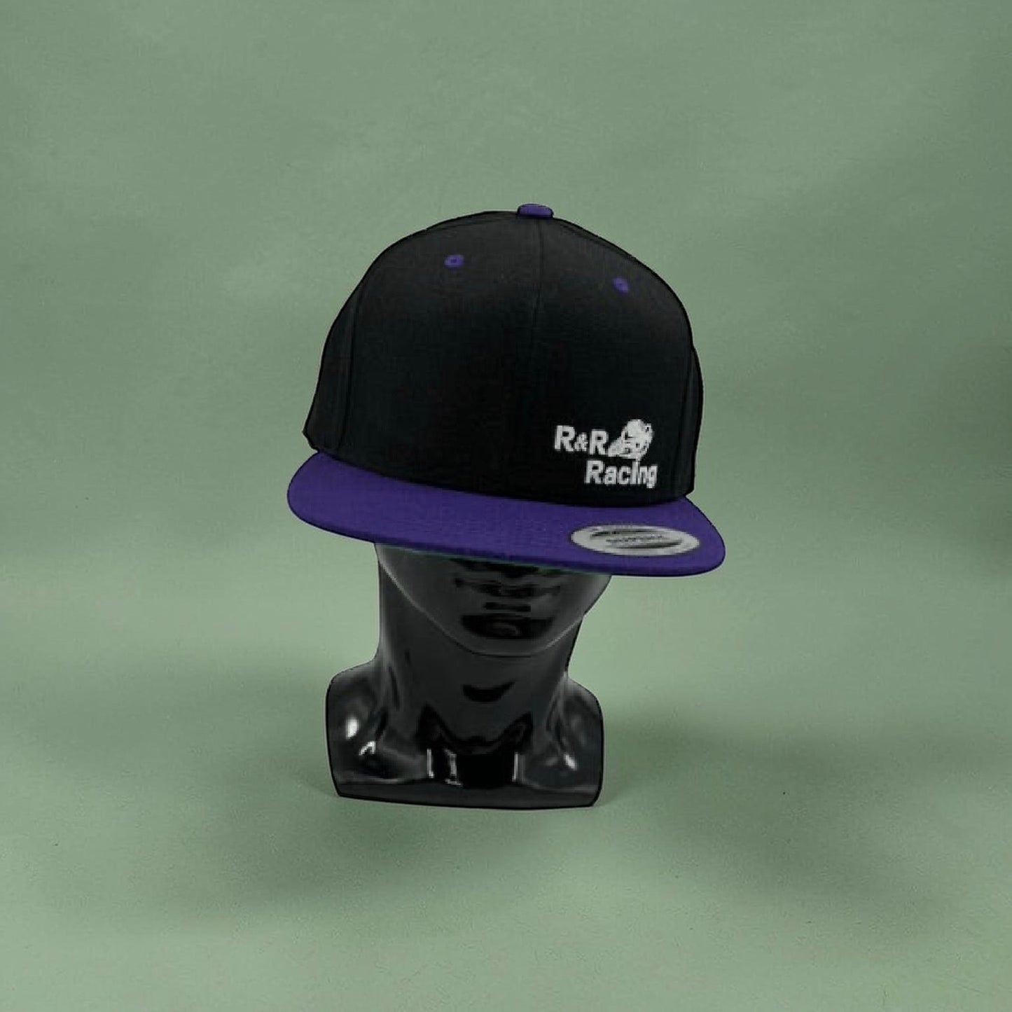 Flat brim snapback