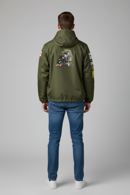 Lightweight Quarter-Zip Windbreaker Pullover Jacket